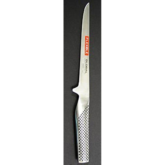 Global G-21 couteau à désosser, flexible, 16cm, 1 pièce - couteau japonais de haute qualité en acier inoxydable pour désosser la viande avec précision et sans effort