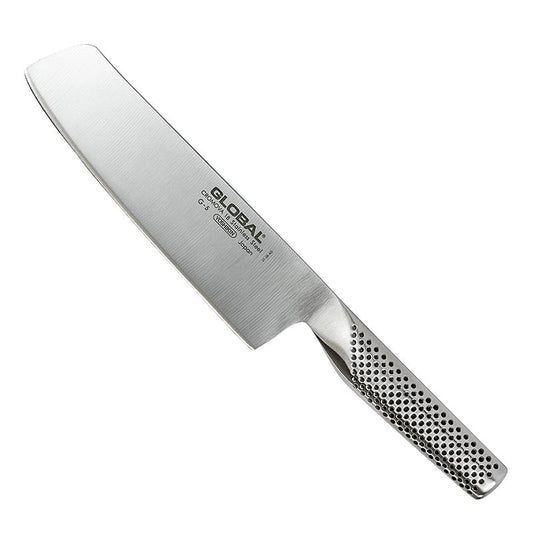 Couteau de bricolage Global G-5 avec lame arrondie de 18 cm, idéal pour hacher