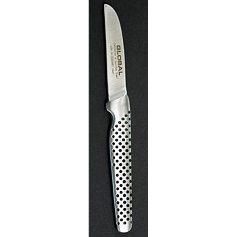 Global GSF-16 Petit couteau d'office en acier forgé, lame droite, 6cm, 1 pièce