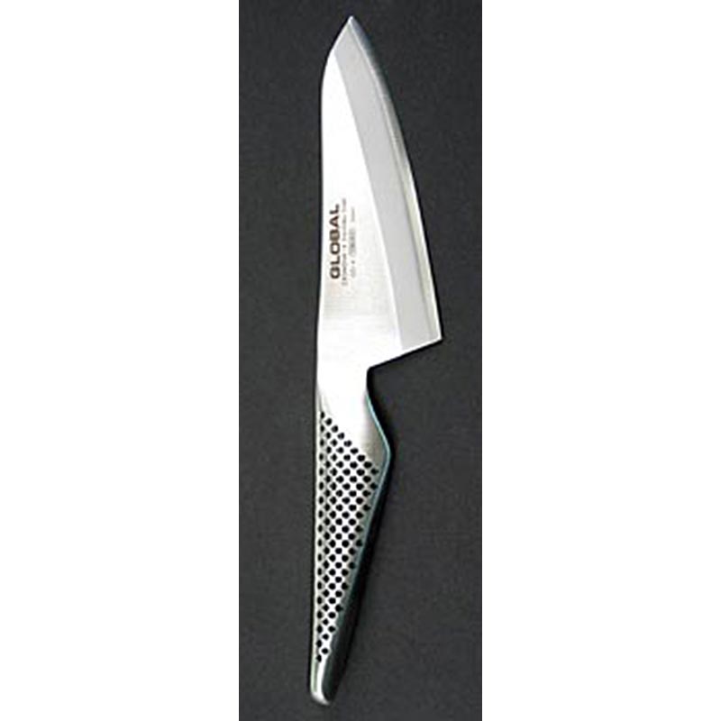 Global GS-4 Petit couteau à poisson de 12 cm en matériau de haute qualité, parfait pour la sculpture fine