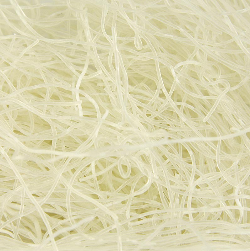 Nouilles de verre, à base de farine d'amidon, 100 g - longues nouilles transparentes à base de farine d'amidon, emballées dans un sachet de 100 g