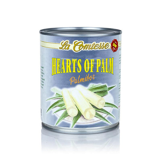 Coeurs de palmier, La Comtesse, 800 g - un délice savoureux et raffiné à base de coeurs de palmier