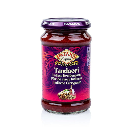 Pâte Tandoori, rouge, Patak's, 312 g - Sauce traditionnelle indienne pour les pâtes pour des plats délicieux