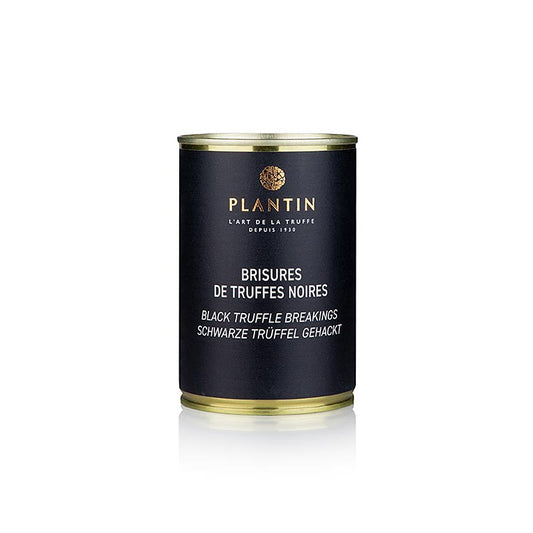 Truffe edelweiss d'hiver (Tuber Melanosporum), brisures, finement hachées, Plantin, 210 g - Morceaux de truffe noire de luxe de haute qualité, parfaits pour enrichir les plats