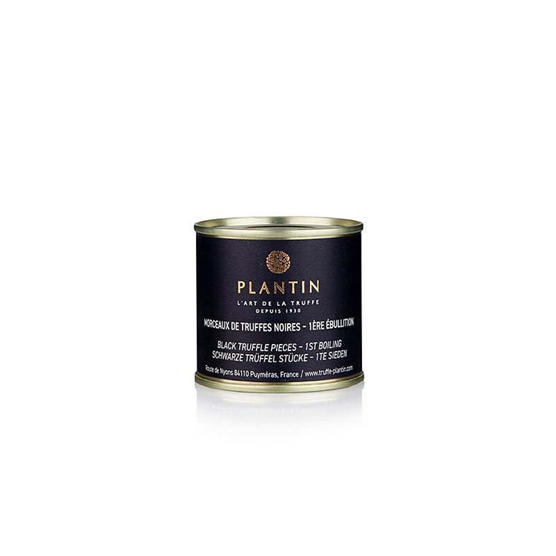 Truffe d'hiver (Tuber Melanosporum) Morceaux de truffe, Plantin, 60 g - truffe noire en morceaux, conditionnée en 60 grammes, de la marque Plantin