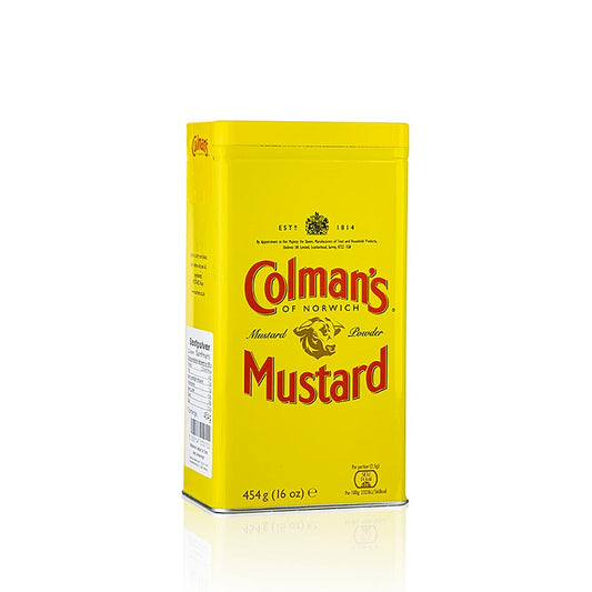 Moutarde en poudre Colman's d'Angleterre, 454 g, un produit délicieusement épicé et piquant