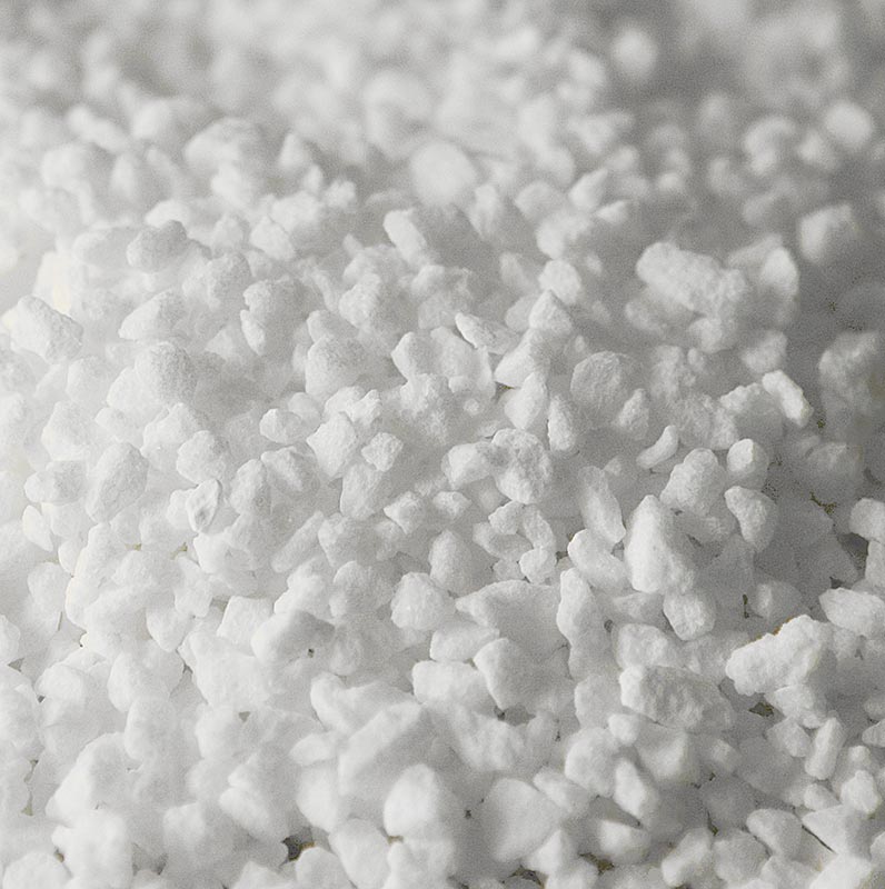 Alt text : Un sac de 10 kg de Hagelsuiker, un type de sucre utilisé pour la fabrication de glaçages et de confiseries, présenté sur un fond blanc.
