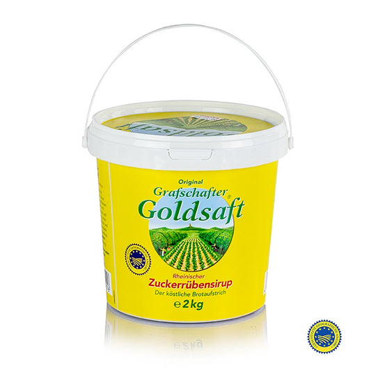 Sirop de betterave à sucre de Grafschafter Goldsaft, paquet de 2 kg, certifié IGP et fabriqué à partir de betterave à sucre