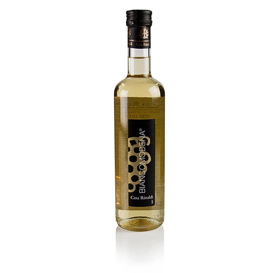 Balsamic Bianco Condimento, Casa Rinaldi, 500 ml - une bouteille de délicieux vinaigre balsamique blanc de Casa Rinaldi