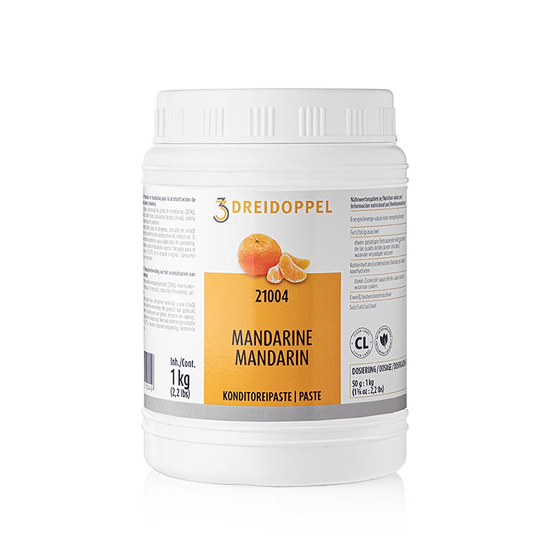 Pâte de mandarine de Dreidoppel, No 210, 1 kg, parfaite pour la pâtisserie et les desserts
