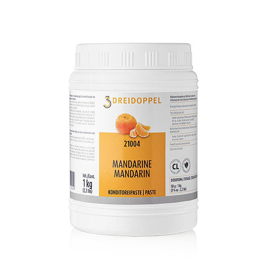 Pâte de mandarine de Dreidoppel, No 210, 1 kg, parfaite pour la pâtisserie et les desserts