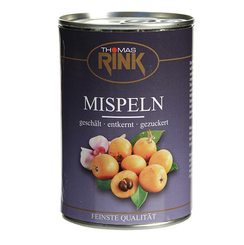 Mispels, sucrés, 425 g, délicieux fruits au sirop, parfaits pour les desserts