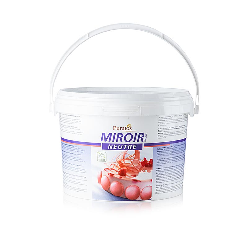 Nappage Neutre - Miroir/ Lady Fruit, pour miroirs, 5 kg - une glaçure neutre pour miroirs, parfaite pour Miroir et Lady Fruit, paquet de 5 kilogrammes