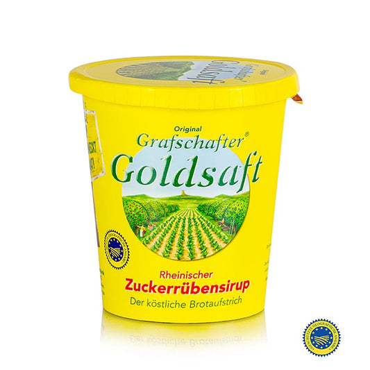 Bocal de 450 g Sirop de betterave à sucre de Grafschafter Goldsaft, certifié IGP, à base de betterave à sucre