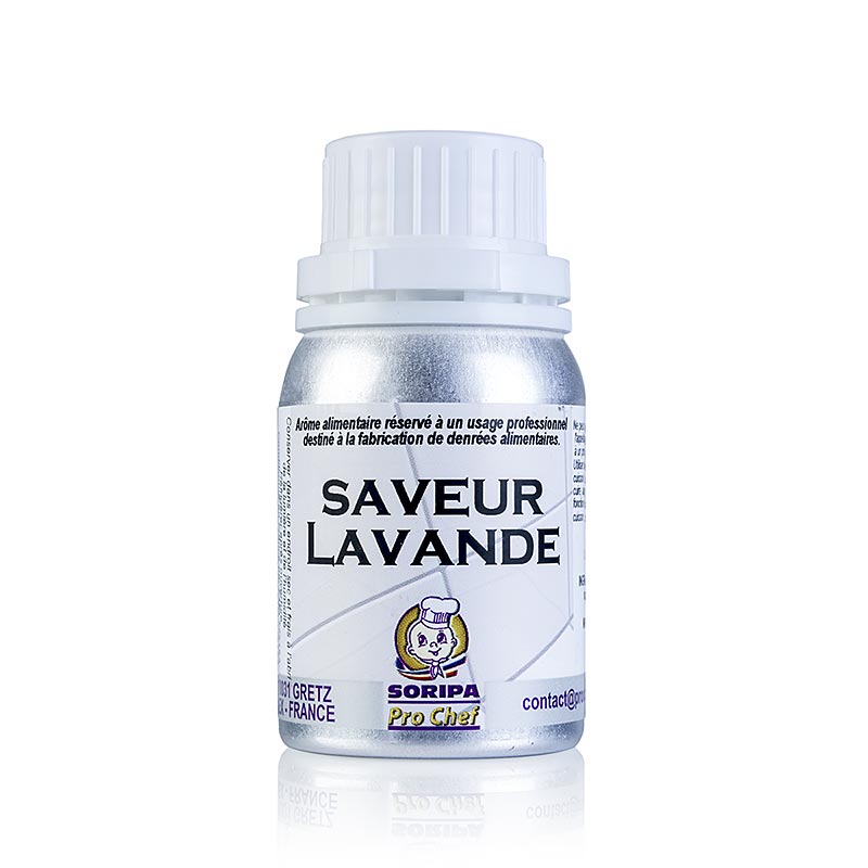 Bouteille de 125 ml d'arôme de lavande SORIPA avec un parfum de lavande merveilleusement relaxant