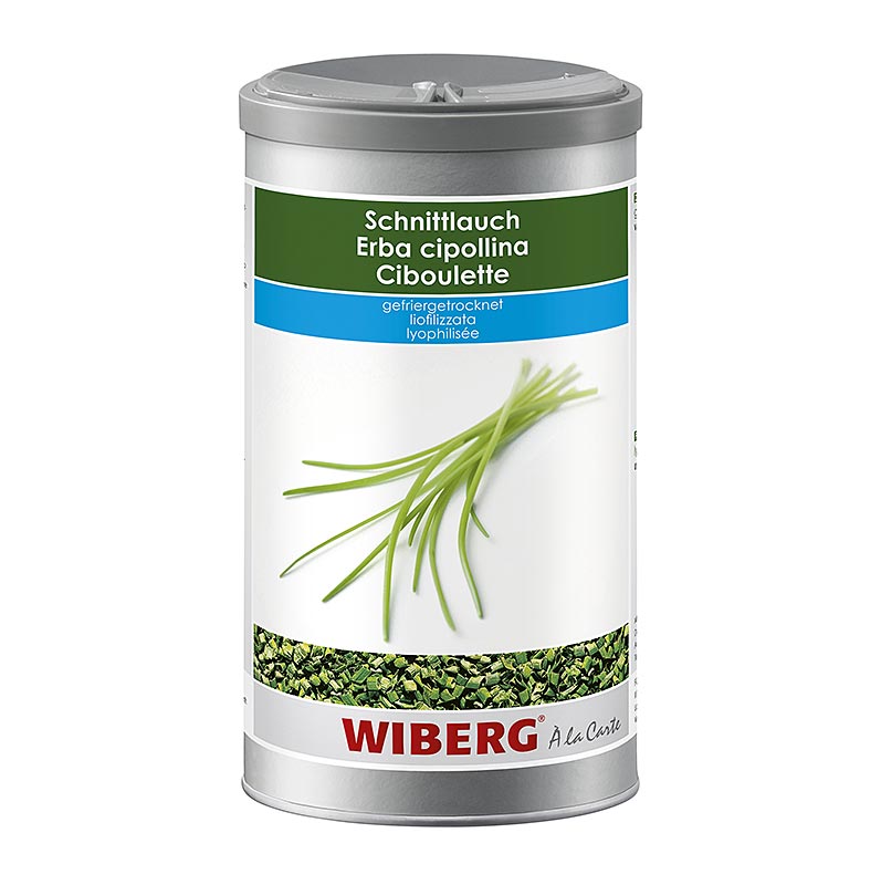 Ciboulette Wiberg, lyophilisée, 40 g - Ciboulette lyophilisée de la marque Wiberg, conditionnée dans un emballage de 40 g.