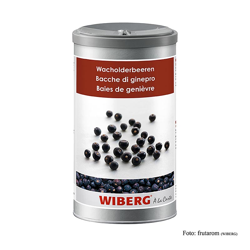 Baies de genièvre Wiberg, entières, 400 g - Emballage de 400 grammes de baies de genièvre entières de la marque Wiberg
