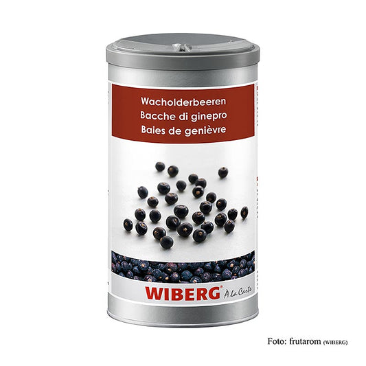 Baies de genièvre Wiberg, entières, 400 g - Emballage de 400 grammes de baies de genièvre entières de la marque Wiberg