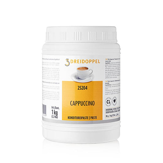 Pâte de cappuccino, Dreidoppel, Nr252, 1 kg - délicieuse pâte au goût de cappuccino pour les desserts et les gâteaux