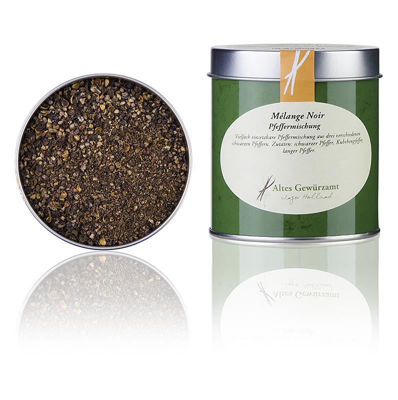 Mélange d'épices au poivre Melange Noir, Altes Gewürzamt, 80 g - Mélange d'épices au poivre noir de Altes Gewürzamt, paquet de 80 g