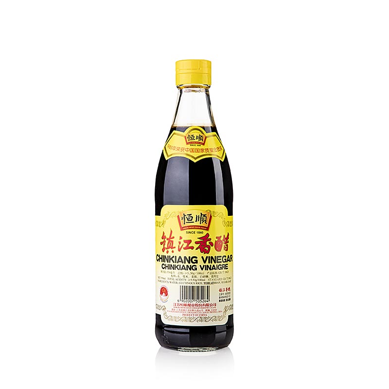 Vinaigre de riz noir - Vinaigre Chinkiang, de Chine, bouteille de 550 ml