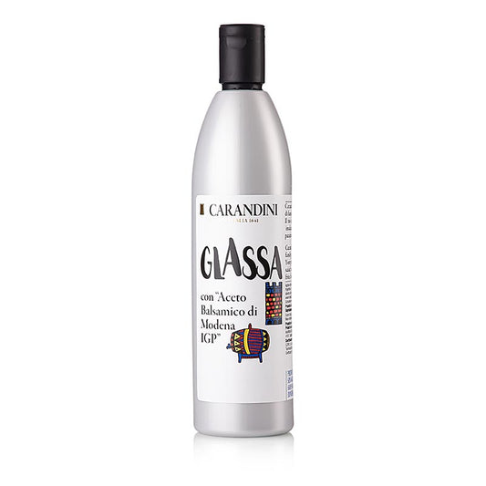 Bouteille de 500 ml de Crema di Balsamico de Il Torrione, idéal pour les desserts