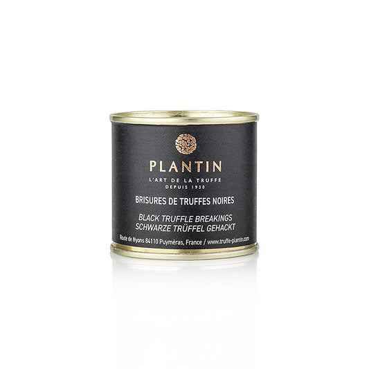 Truffe edelweiss d'hiver (Tuber Melanosporum) brisures, finement hachées, plantin, 55 g - Truffe noire aromatique coupée en fins morceaux