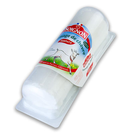 Fromage de chèvre en rouleau, Soignon, 1 kg - fromage frais à pâte molle au lait de chèvre