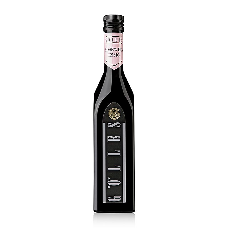 Vinaigre de vin rosé Gölles Schilcher, 6% d'acidité, 500 ml - Une bouteille de 500 ml de délicieux vinaigre de vin rosé fruité avec 6% d'acidité, produit par Gölles.