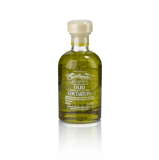 Huile d'olive extra vierge avec truffe d'été et arôme (huile de truffe) de Tartuflanghe, 100 ml