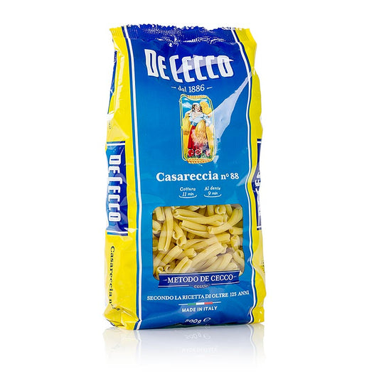 De Cecco Casareccia, no88, 500 g - Pâtes italiennes traditionnelles en forme de torsades
