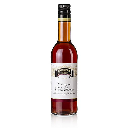Vinaigre de vin rouge de Percheron avec 7% d'acidité en bouteille de 500 ml