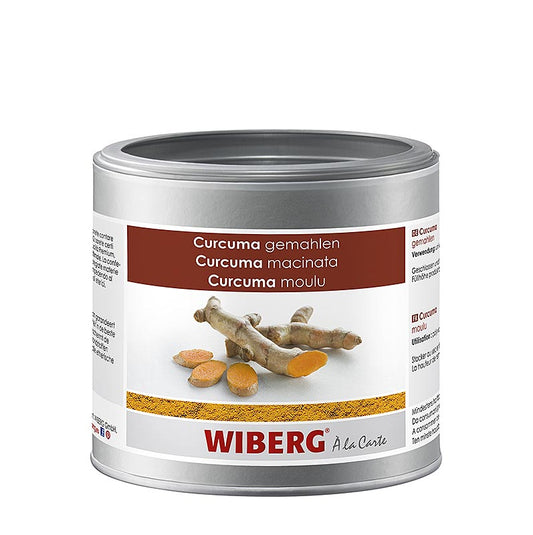 Curcuma moulu biologique de Wiberg, conditionné en paquet de 280g