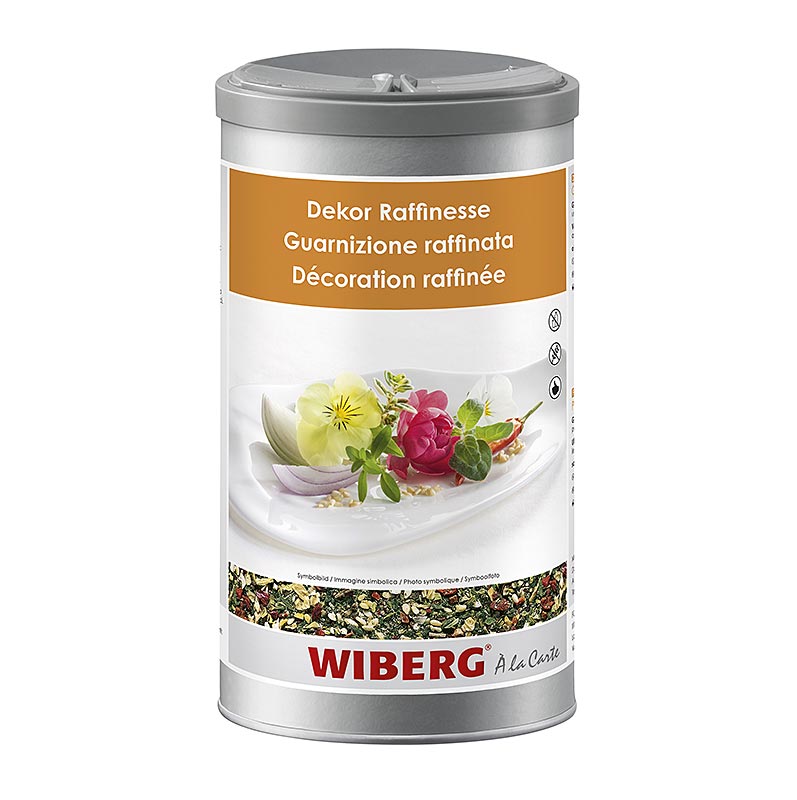 Préparation aux herbes Wiberg Dekor-Raffinesse avec des graines de sésame, emballée dans un récipient de 430 g