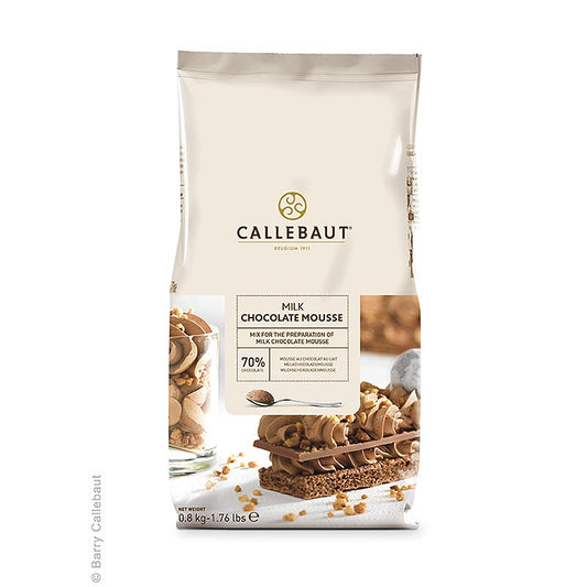 Mousse au Chocolat en poudre, à base de lait entier, 800 g, parfait pour une mousse au chocolat délicieusement crémeuse