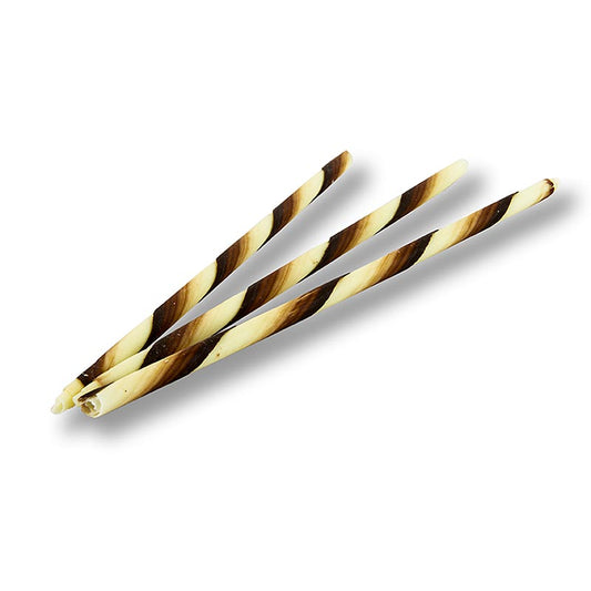 Cigares en chocolat Panatella, marbrés, 20cm de long, 715 g, 110 pièces, délicieux et raffinés produits en chocolat de haute qualité