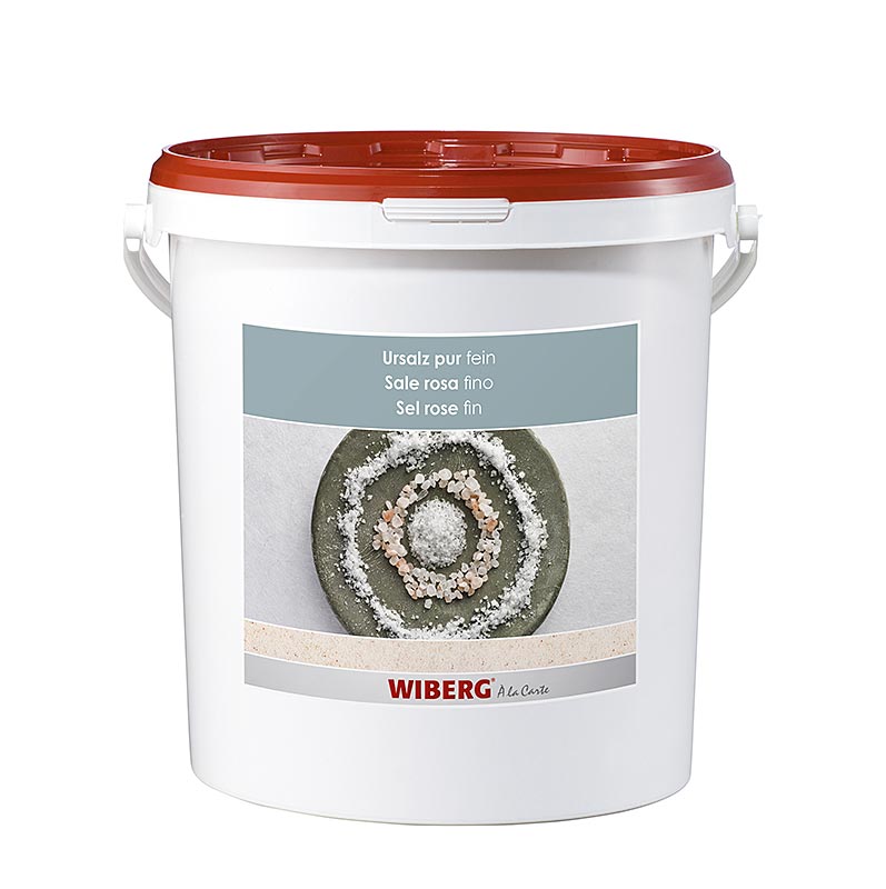 Wiberg pure primal salt, fine, 10 kg - Sel de qualité supérieure extrait naturellement, parfait pour l'usage culinaire et disponible en grandes quantités