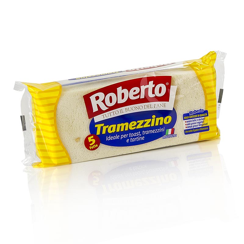 Pain Tramezzini, 250 g, 5 pièces, tranche d'environ 10x23cm, pour de délicieux sandwichs