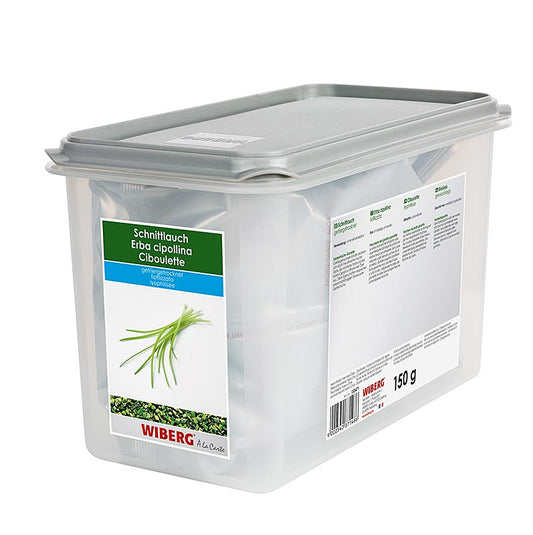 Ciboulette Wiberg, lyophilisée, 150 g - Un paquet de 150 g de ciboulette lyophilisée de la marque Wiberg