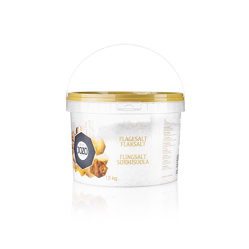 Sel gourmet Jozo, en paillettes, 1.5 kg - sel de mer de haute qualité pour des saveurs sophistiquées et des applications culinaires
