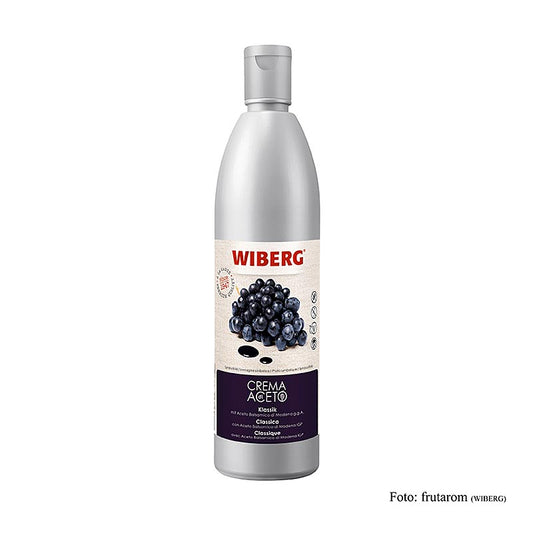 Bouteille de 500 ml de WIBERG Crema di Aceto, une crème balsamique classique