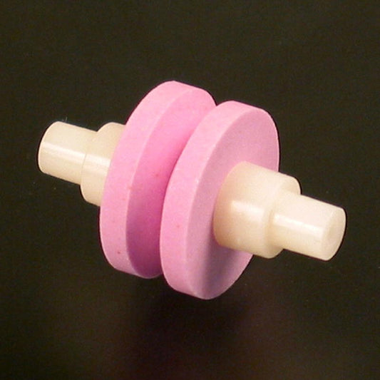 Rouleau de remplacement en pierre céramique 223 en rose, de taille moyenne, adapté au Mino Sharp 220/GB+RB, et livré en paquet de 1 pièce.