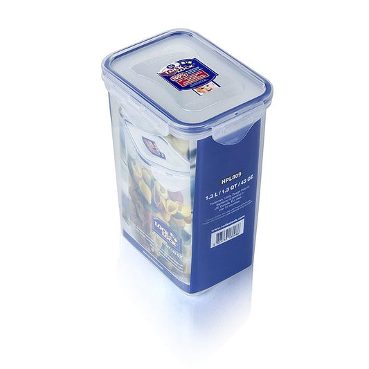 Boîte fraîcheur Lock & Lock, 1,3 litre, rectangulaire 137x104x185mm, 1 pc - idéale pour conserver les aliments frais dans le réfrigérateur