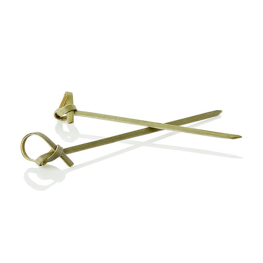 Brochettes en bambou avec extrémité nouée, parfaites pour les apéritifs, 50 pièces