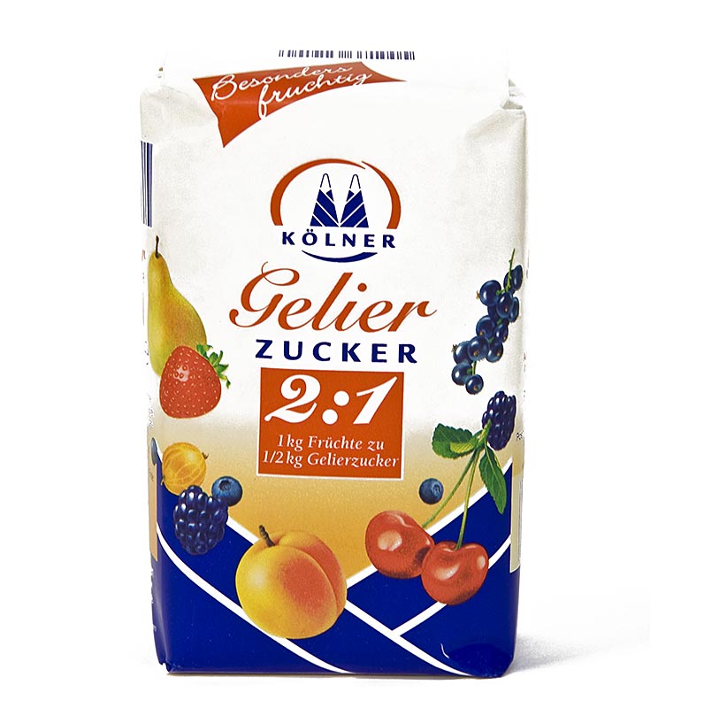 Paquet de 500g de sucre gélifiant 2:1, parfait pour la préparation de friandises sucrées