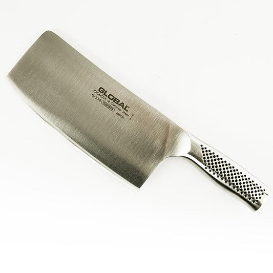 Global G-50 China cleaver, convient à tous les travaux de coupe avec une épaisseur de lame de 4 mm, 1 pièce