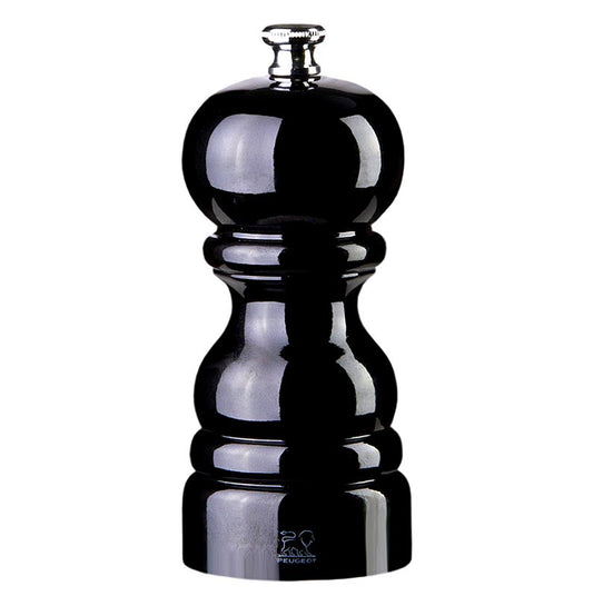 Moulin à poivre Peugeot PARIS, 12cm de haut, hêtre noir, 1 st - Moulin à poivre durable en hêtre noir de 12cm de haut par Peugeot