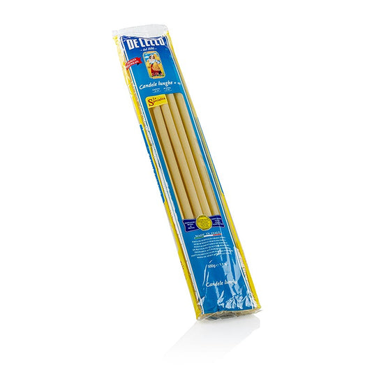 De Cecco Candele, macaronis longs, no127, 500 g - variété de pâtes italiennes traditionnelles de haute qualité
