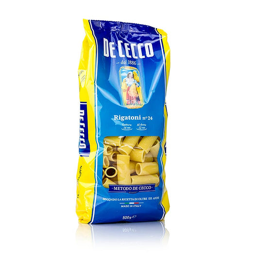 De Cecco Rigatoni, no24, 500 g, des pâtes délicieuses de haute qualité