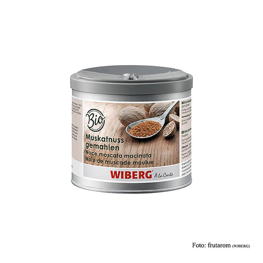 Noix de muscade moulue bio en paquet de 260 g pour une utilisation dans divers plats et recettes